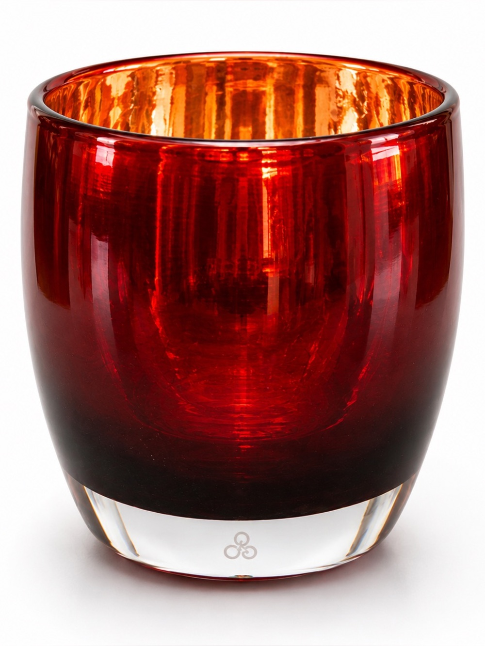 Glassybaby “Grateful Red”  Votive Treasure Collection with Original Poem
